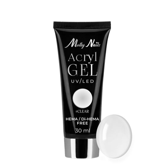 AcrylGel Molly Nails HEMA/Di-HEMA Free Clear 30 ml Κωδ.: 54821