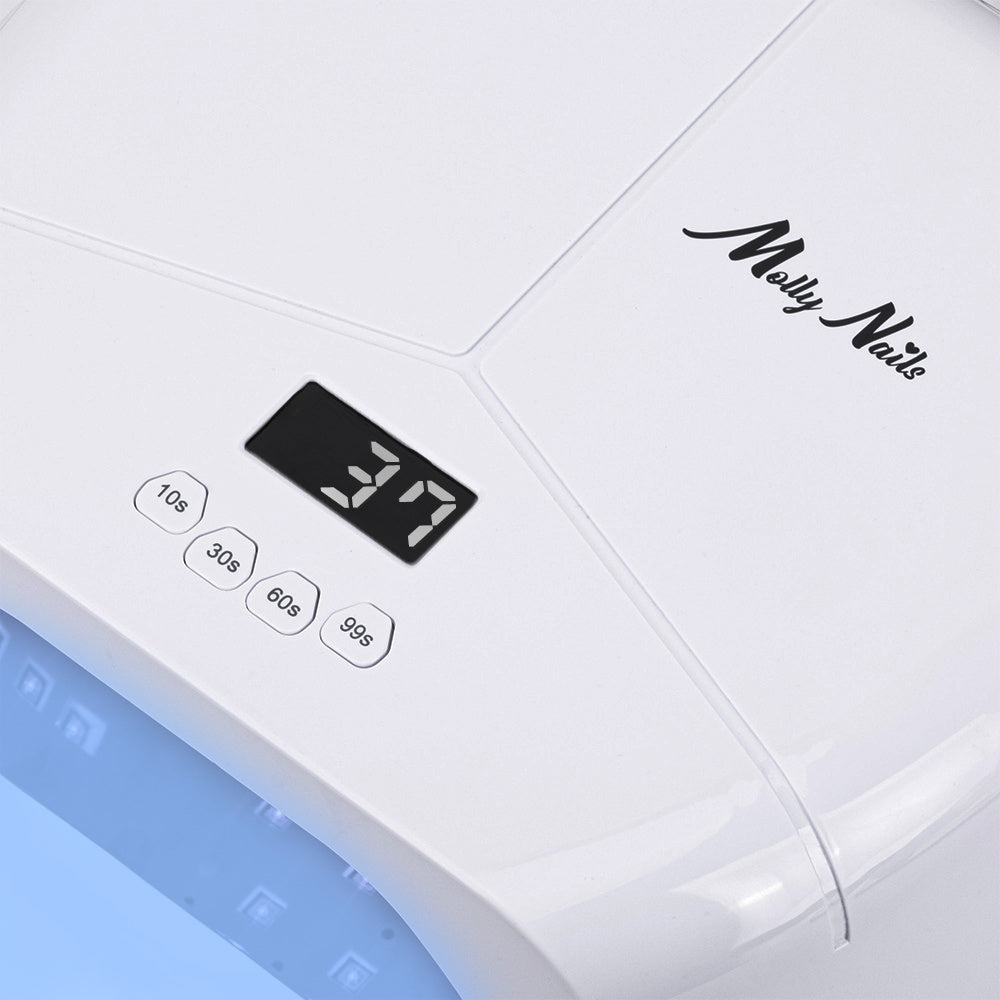 LED/UV lamp for curing products without TPO acrylic gels, gel polish Molly Nails BQ-L8 298W Κωδ.56068